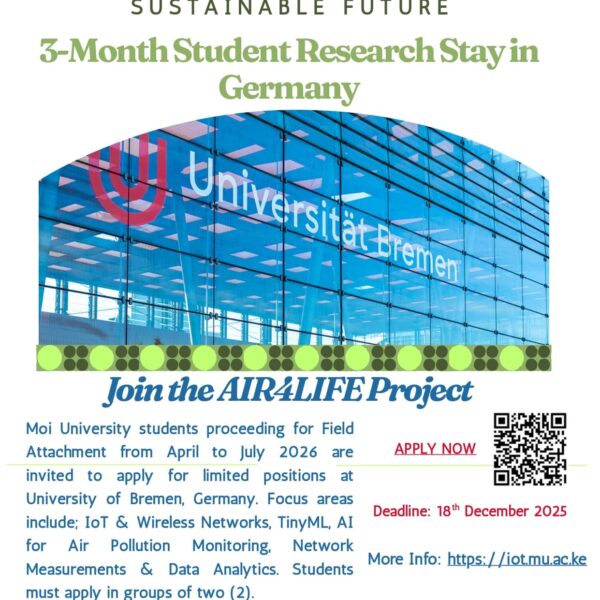 Call for Application: 3-Month Student Research Stay in Germany